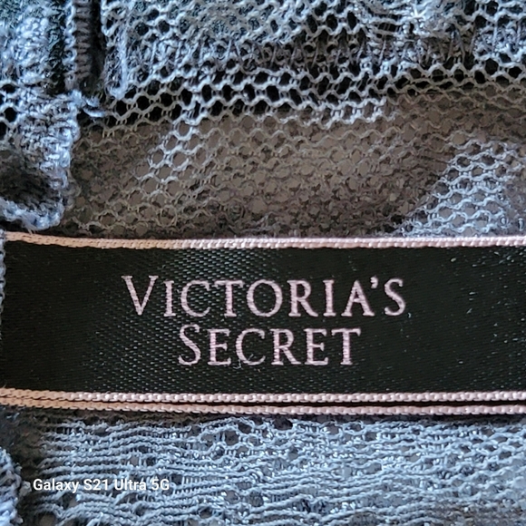 Victoria's Secret Bralette Longline Adjustable Straps Gray Lace Size S - Picture 4 of 11